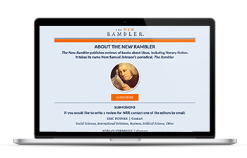 Judy O Studio - Website Design for New Rambler Review